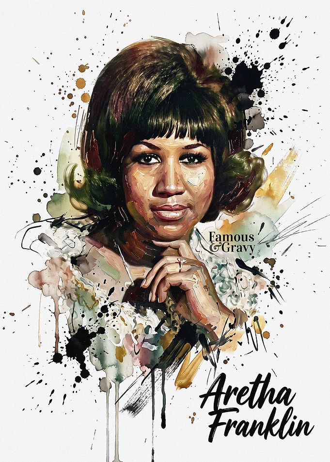 Aretha Franklin Portrait