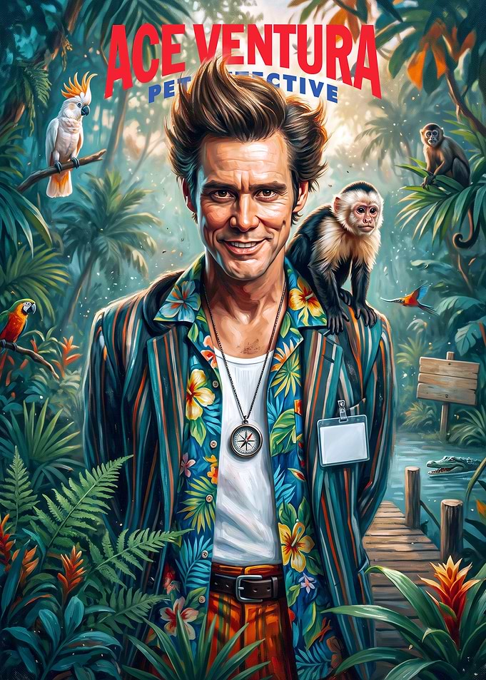 Ace Ventura Pet Detective Jungle Poster