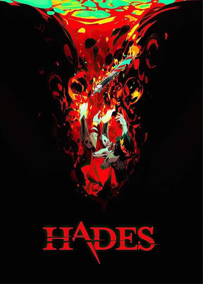 Hades Video Game Poster