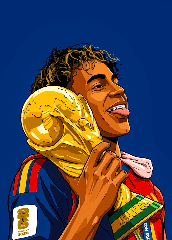 Soccer Player Celebrating World Cup Victory