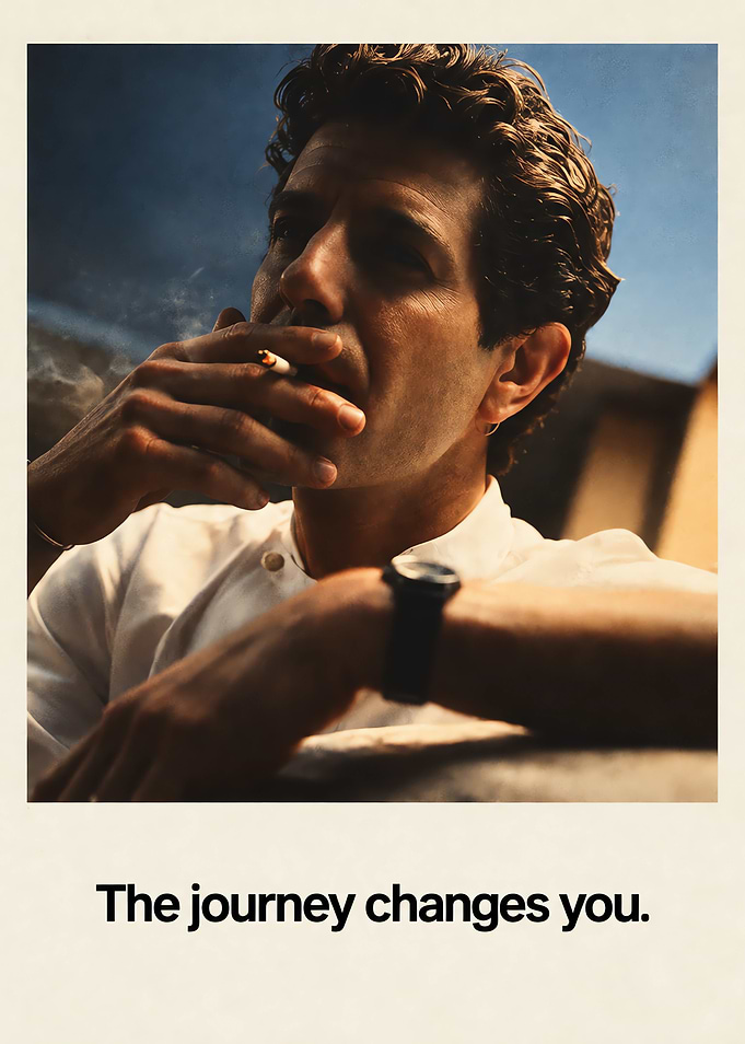 Anthony Bourdain Inspirational Portrait