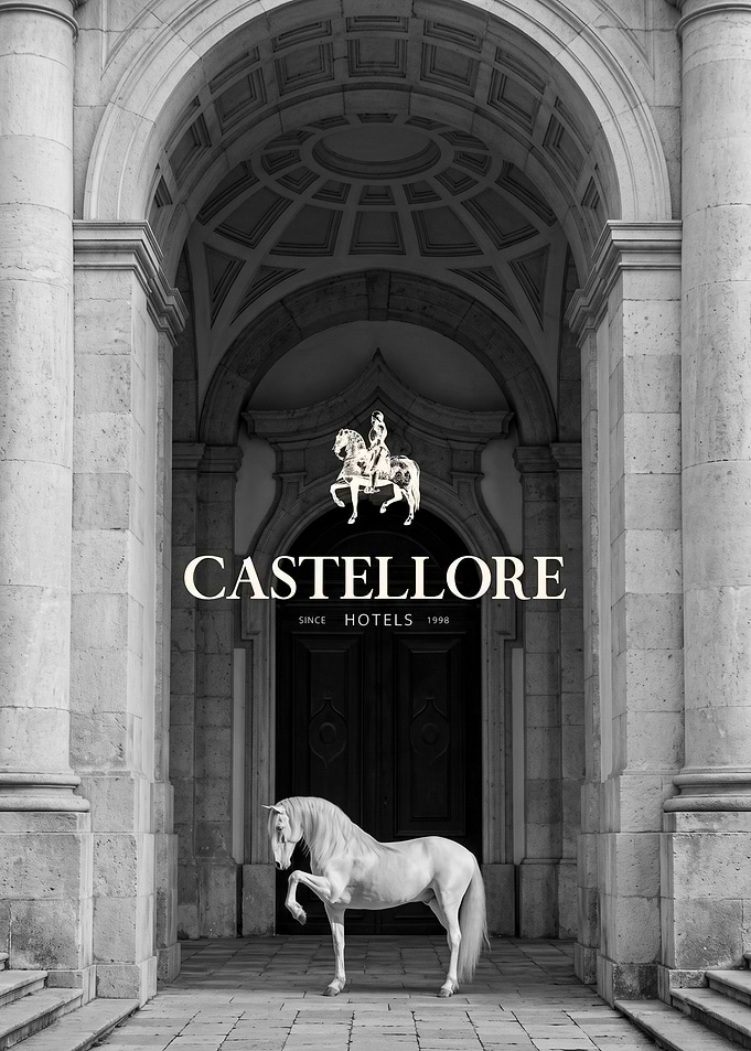 Castellore Hotels Luxury Branding Poster