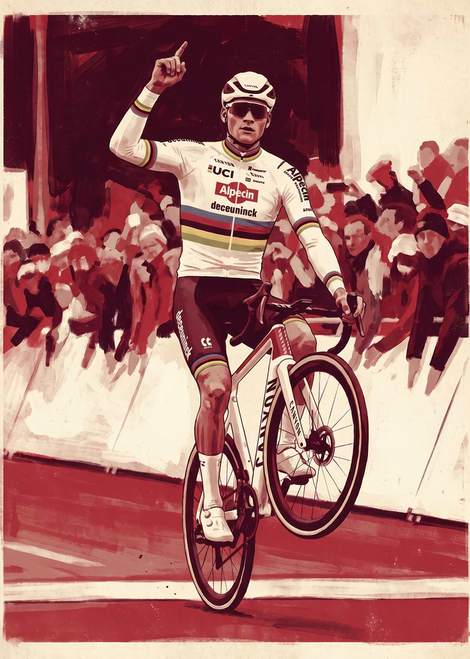 Mathieu van der Poel Cycling Victory