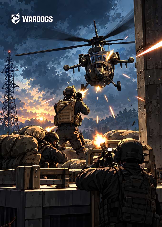 Wardogs Military Combat Scene