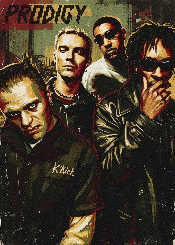 The Prodigy Band Portrait Poster
