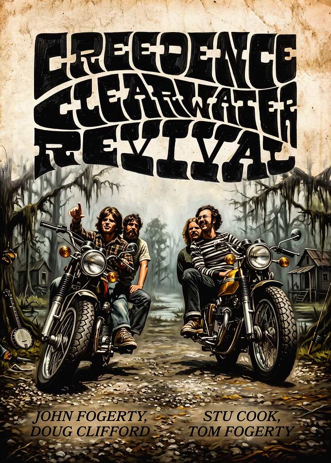 Creedence Clearwater Revival Swamp Poster