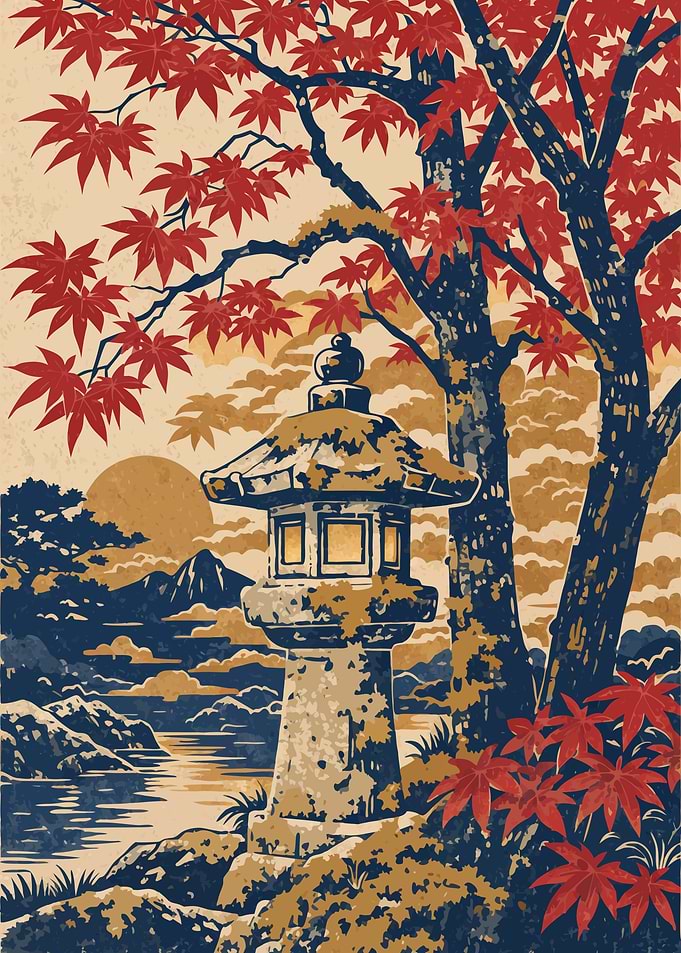 Dawn Beneath the Maple
