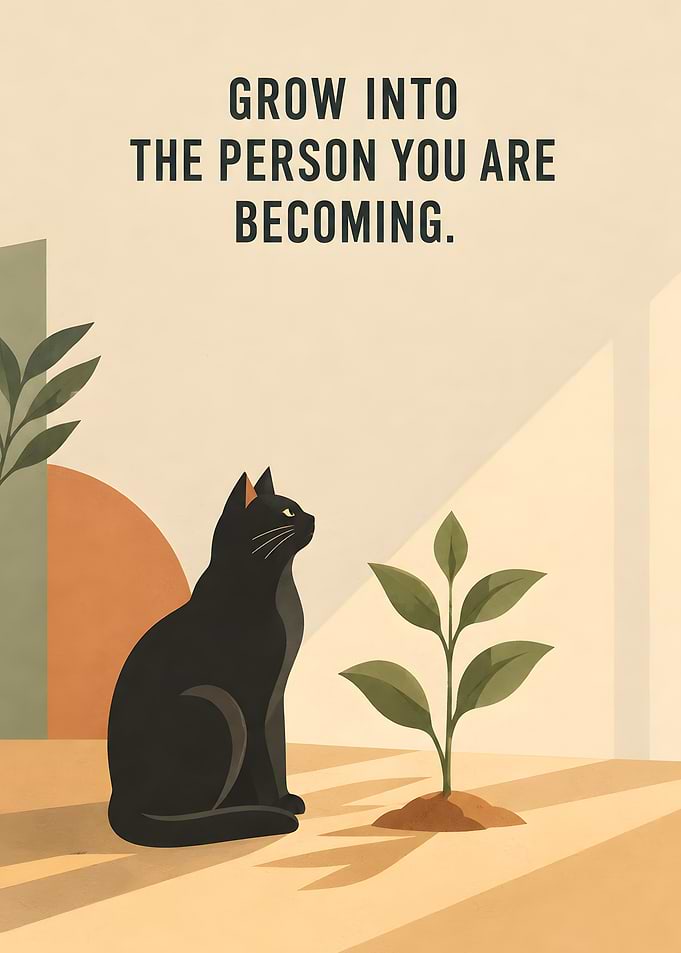 Grow Into The Person You Are Becoming
