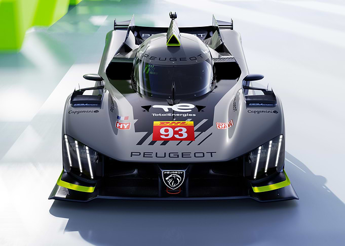 Peugeot 9X8 Hypercar Front View