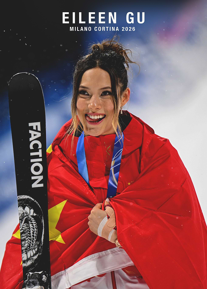 Eileen Gu Milano Cortina 2026 Poster