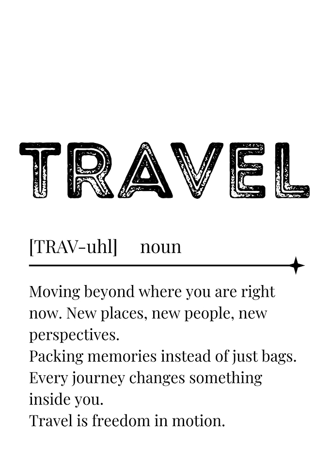 Travel Definition