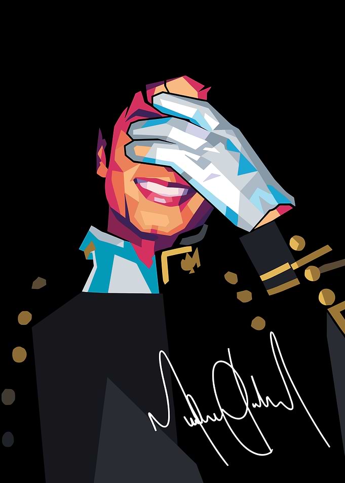 Michael Jackson Pop Art Portrait