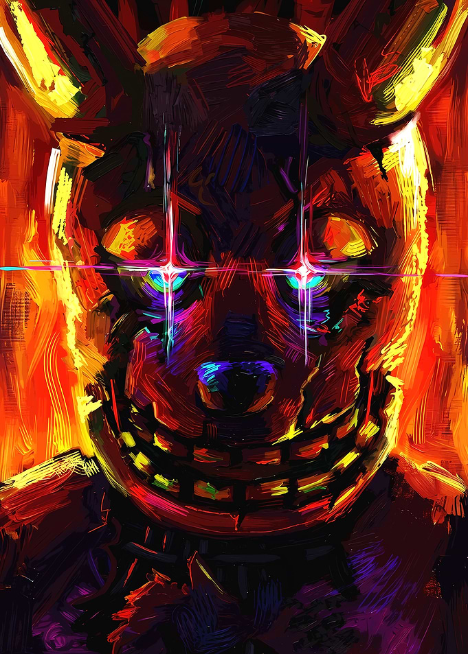 Springtrap Five Nights at Freddy's Portrait