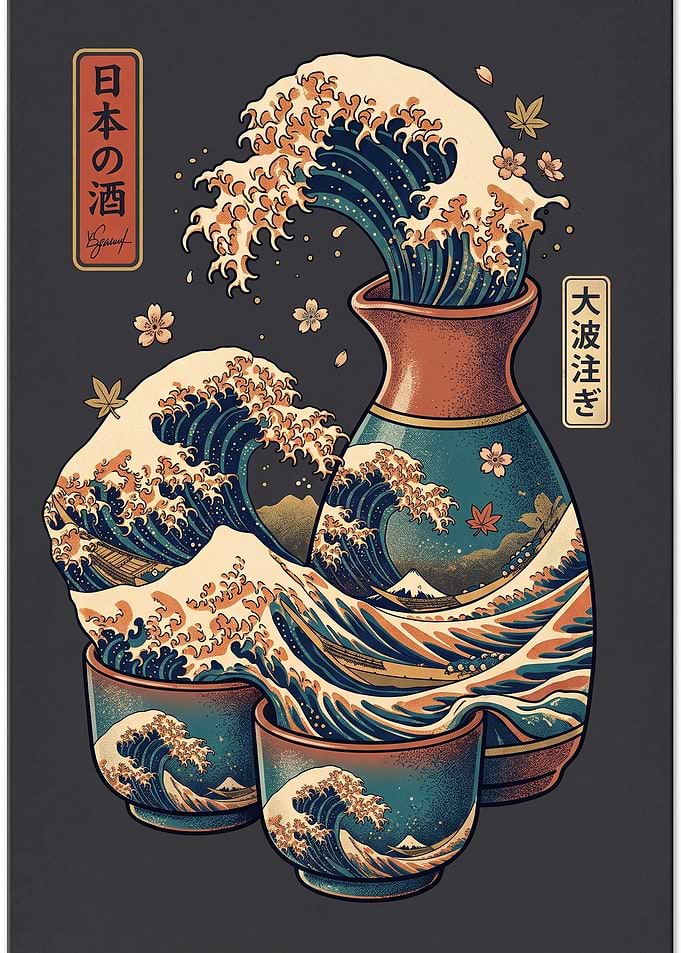 Surging Waters Ceramic Still Life