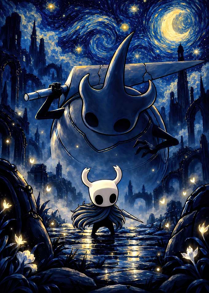 Hollow Knight Starry Night