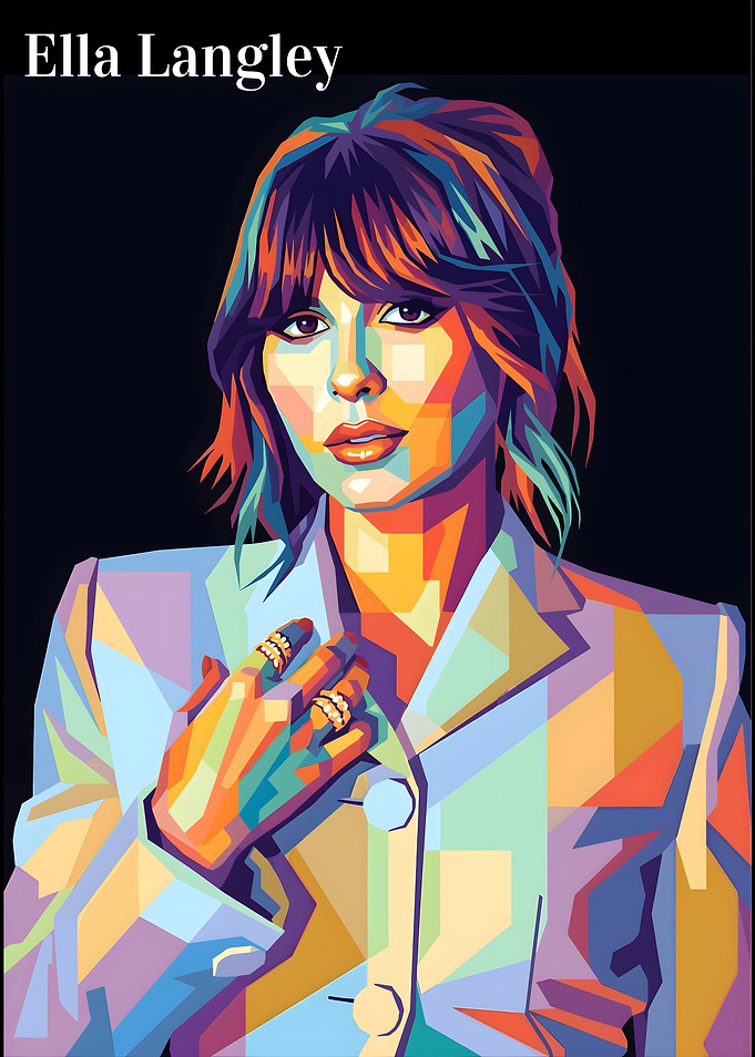 Ella Langley Pop Art Portrait