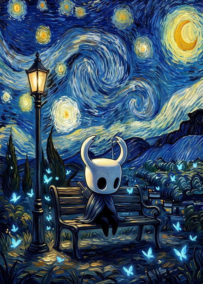 Hollow Knight Starry Night Mashup