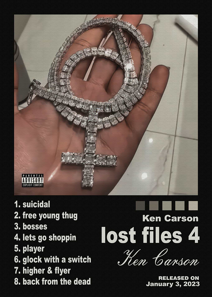 Ken Carson Lost Files 4 Album Cover