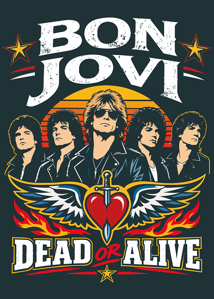Bon Jovi Dead or Alive Poster