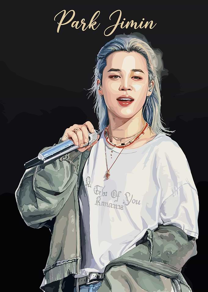 Park Jimin Digital Portrait