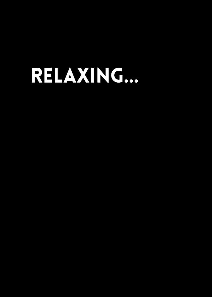 Minimalist Relaxing Text Art