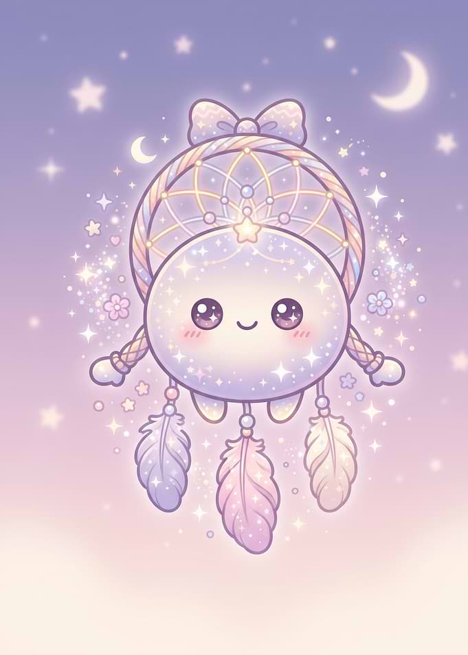 Cute Kawaii Dreamcatcher Character