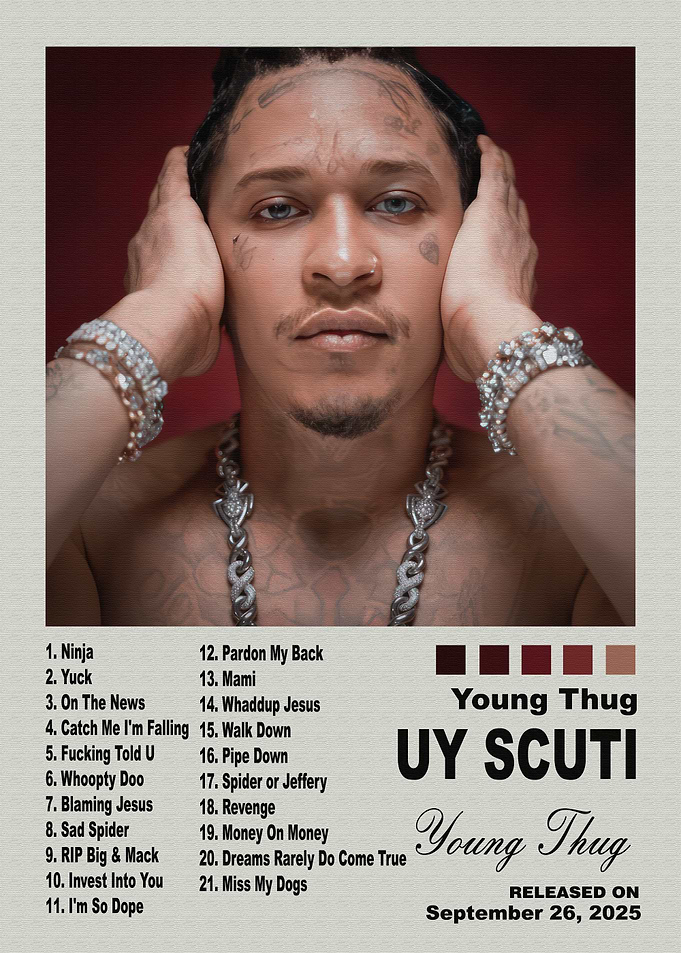 Young Thug UY SCUTI Album Poster