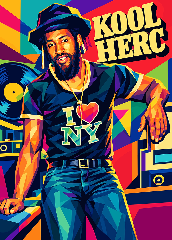 Kool Herc Pop Art Portrait