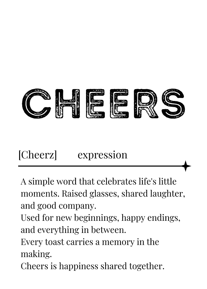 Cheers Definition