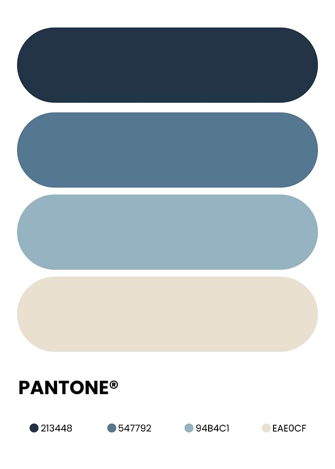Pantone Color Palette Swatch