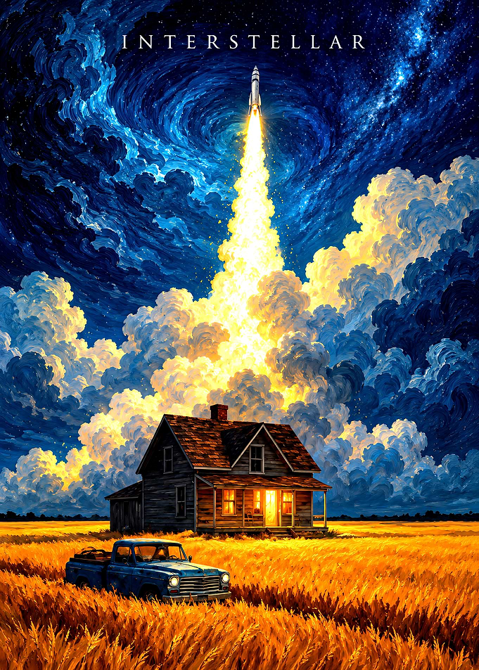 Interstellar Movie Poster Art