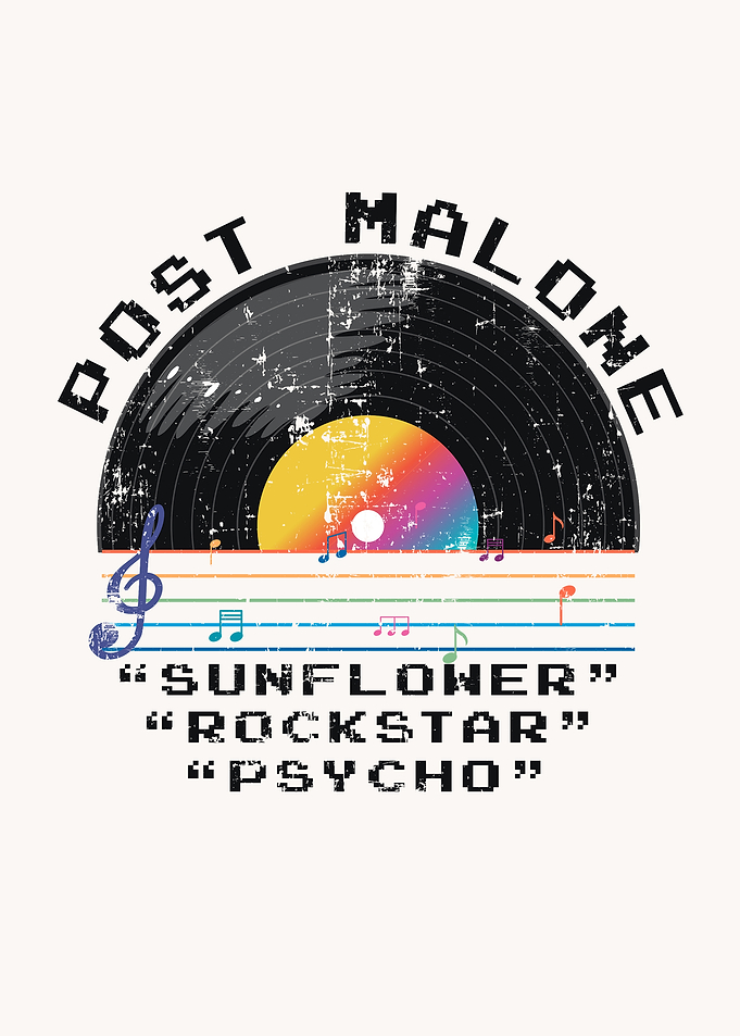 Post Malone Retro Vinyl