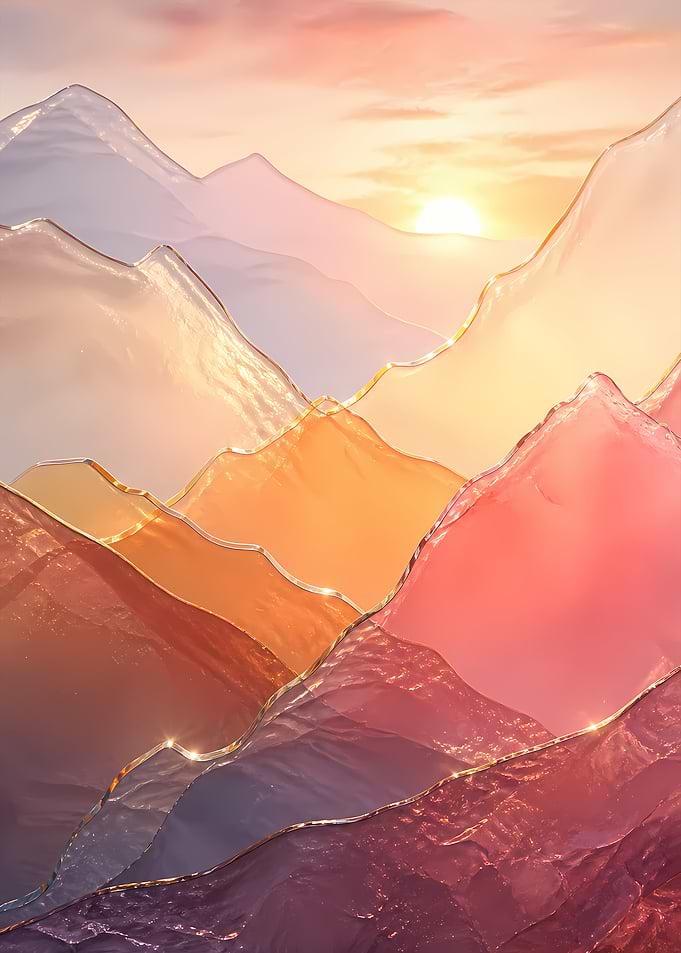 2677 - Frosted Glass Mountains