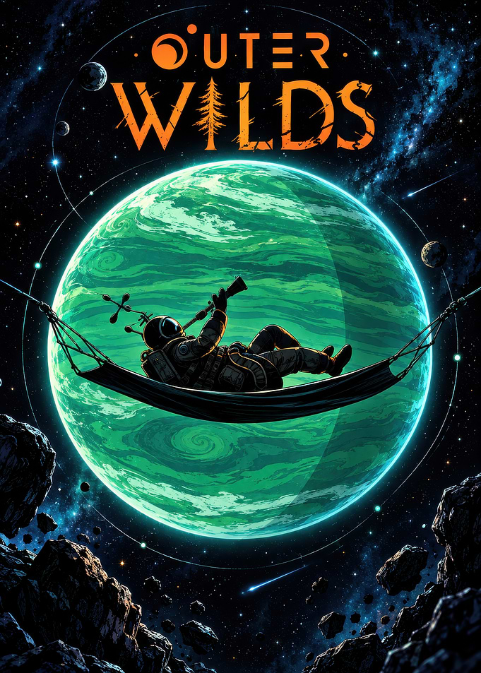 Outer Wilds Astronaut in Hammock