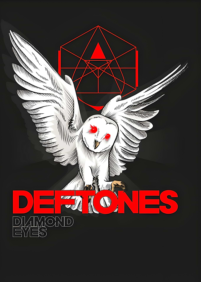 Deftones Diamond Eyes Owl Poster