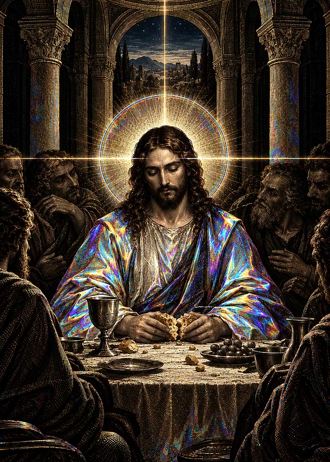 The Last Supper Holographic Art