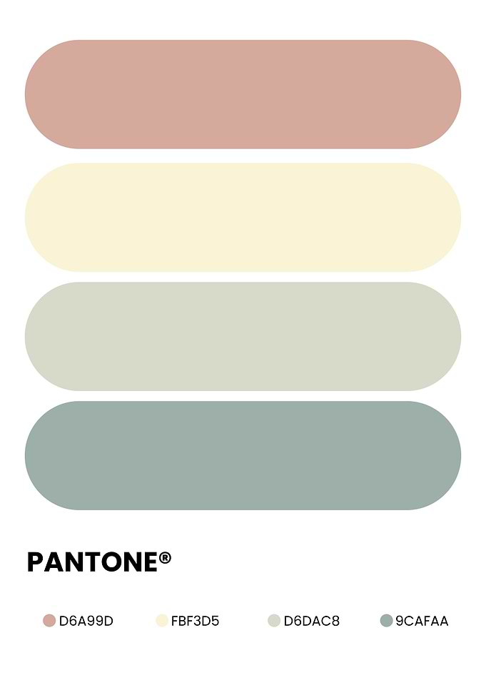 Pantone Color Palette Soft Tones