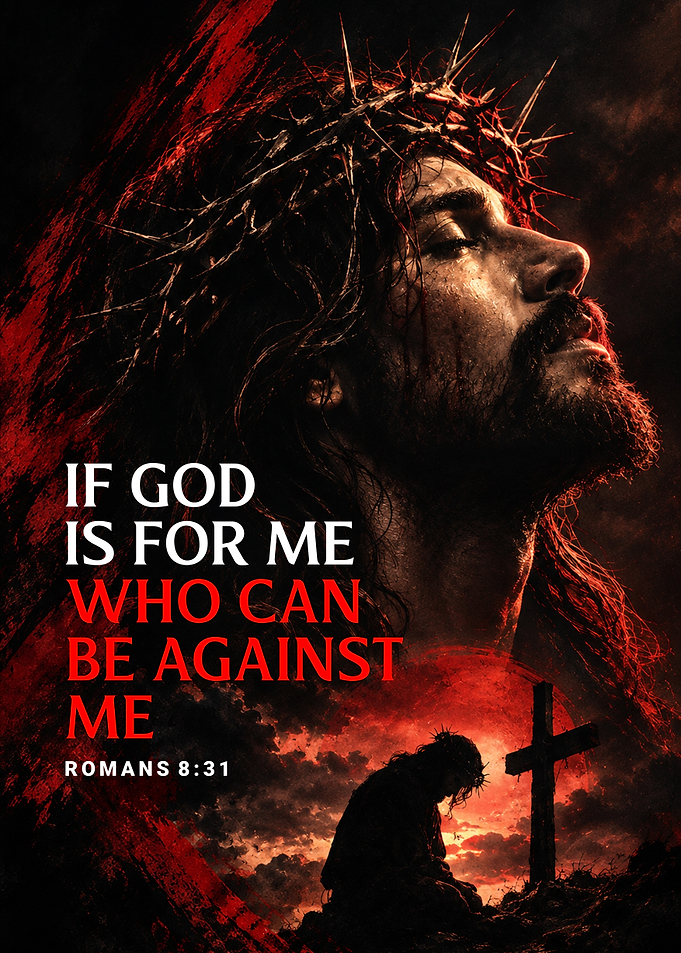 Jesus Christ Inspirational Bible Verse Poster