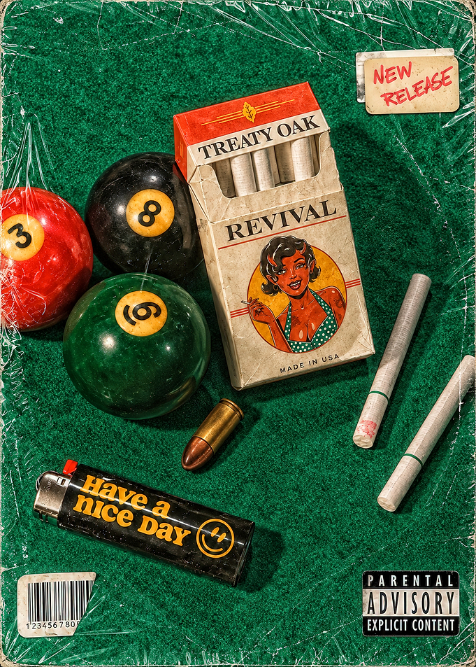 Retro Pool Table Still Life