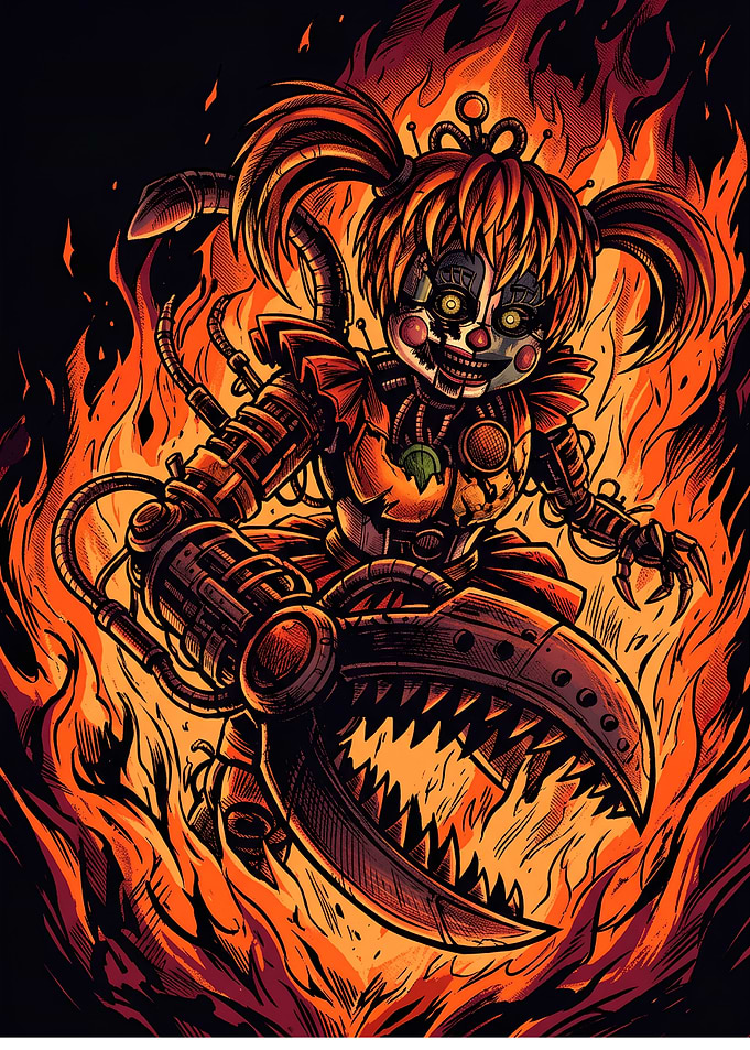 Scrap Baby in Fire