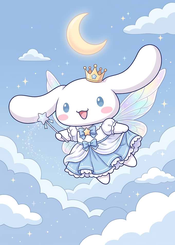 Cinnamoroll Fairy Princess Illustration