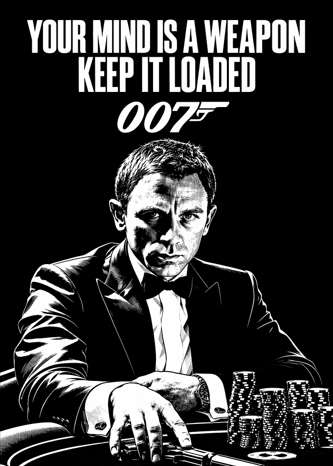 James Bond 007 Inspirational Poster