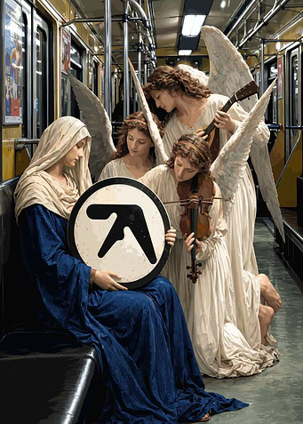 Aphex Twin Angels on Subway