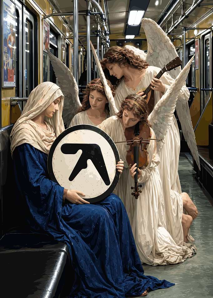 Aphex Twin Angels on Subway