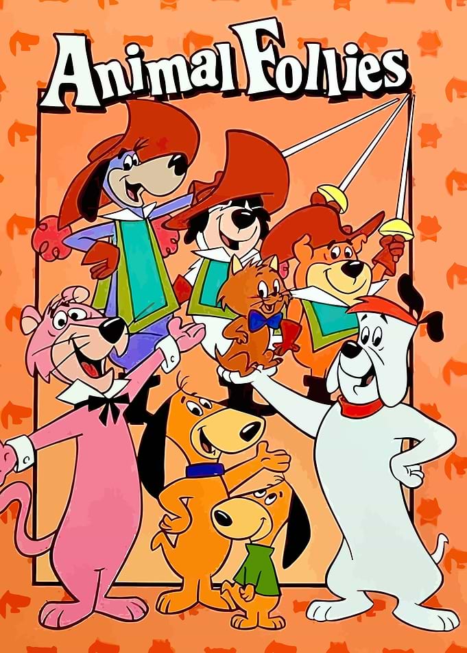 Animal Follies Hanna-Barbera Cartoon Poster