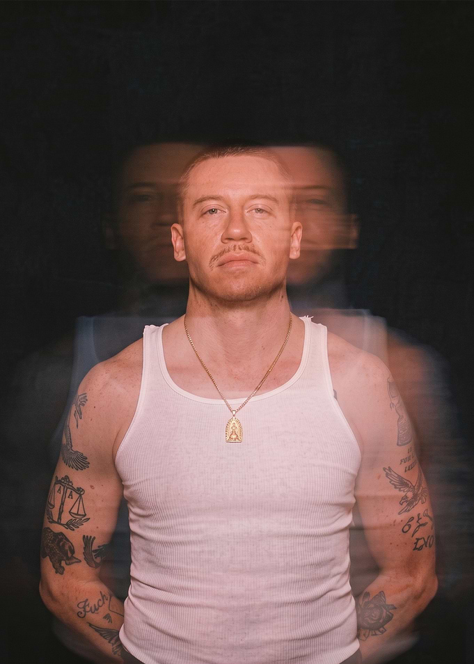 Macklemore Portrait with Motion Blur Effect