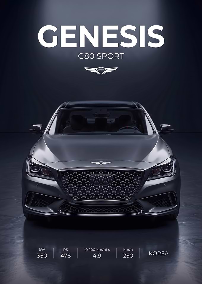 Genesis G80 Sport Promotional Poster