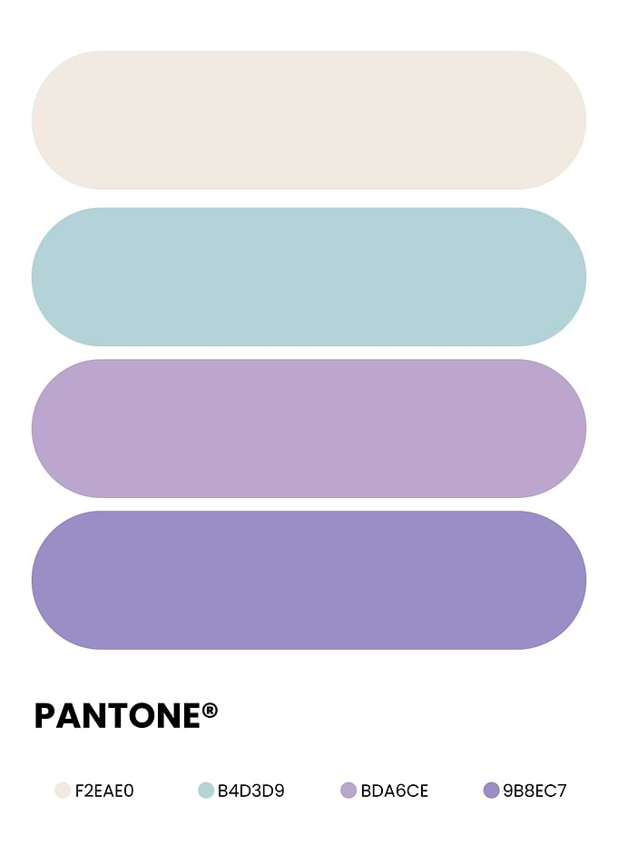 Pastel Color Palette Swatch