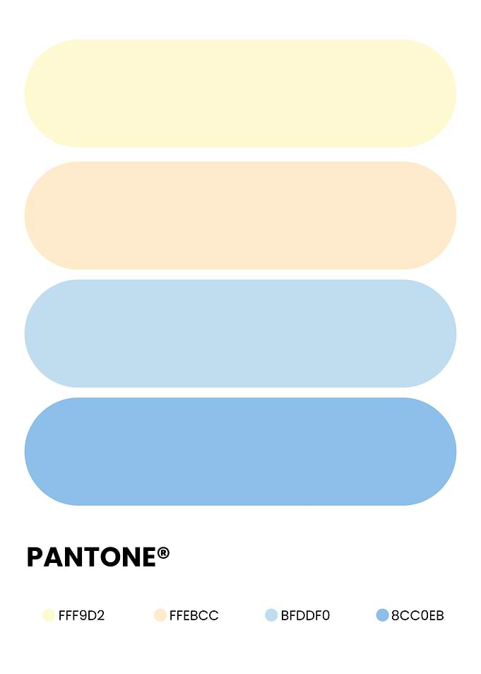 Pastel Color Palette Swatch