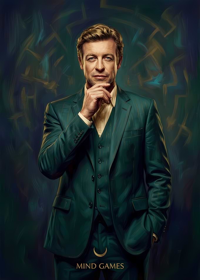 The Mentalist Patrick Jane Portrait